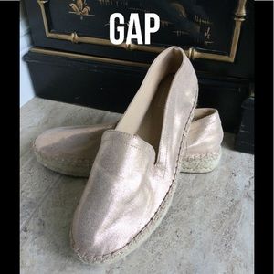 GAP Rose Gold Espadrilles